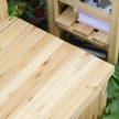 Fir wood storage bench – image 8