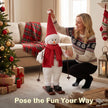 Animated Santa in a festive room