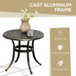 Bronze cast aluminium side table – image 5