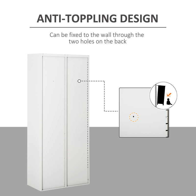 Tall steel filing cabinet – image 7