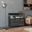 5-drawer fabric storage unit – image 2