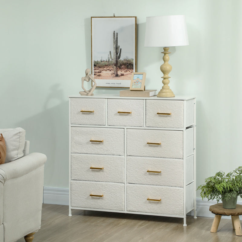 Boucle 9-drawer chest – image 10