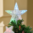 4ft fibre optic Christmas tree with star lights – image 8