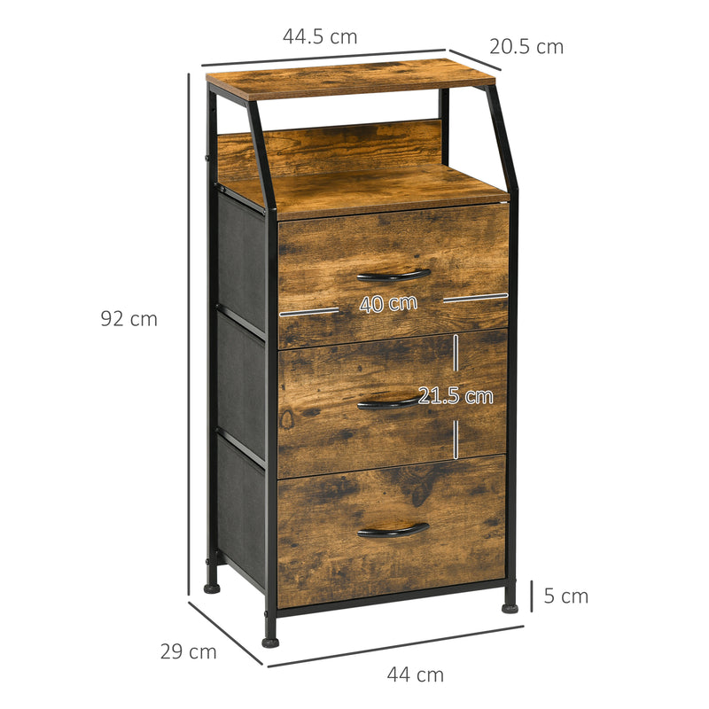 Industrial 3-drawer storage unit – image 3