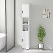 Tall 183 cm embossed bathroom cabinet – image 10