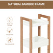 3-tier bamboo shelf unit – image 4