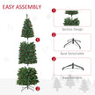 7ft pre-lit pencil Christmas tree – image 7
