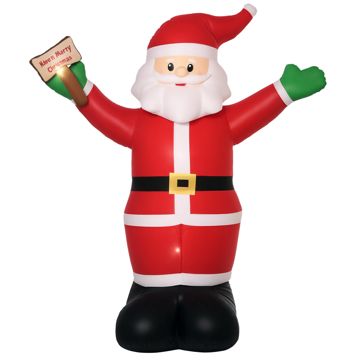 8ft Inflatable Santa on a white background