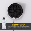 Built-in fan for inflating the display