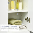 High gloss tall bathroom cabinet – image 6