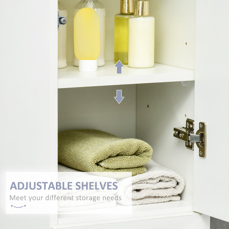 High gloss tall bathroom cabinet – image 6