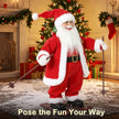 Animated Santa in a festive room
