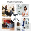 Black salon saddle stool – image 7