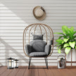 Standing rattan egg chair – image 9