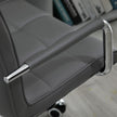 Mid-back faux leather desk chair – image 10