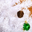 5ft white Christmas tree with decorations – image 8
