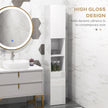 Tall high gloss bathroom cabinet – image 4