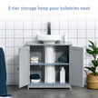 Grey under sink cabinet – image 5