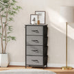 4-drawer fabric chest with side pockets – image 10
