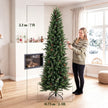 7ft slim pine pencil Christmas tree – image 3