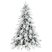 7ft grand heavily snow-flocked artificial Christmas tree