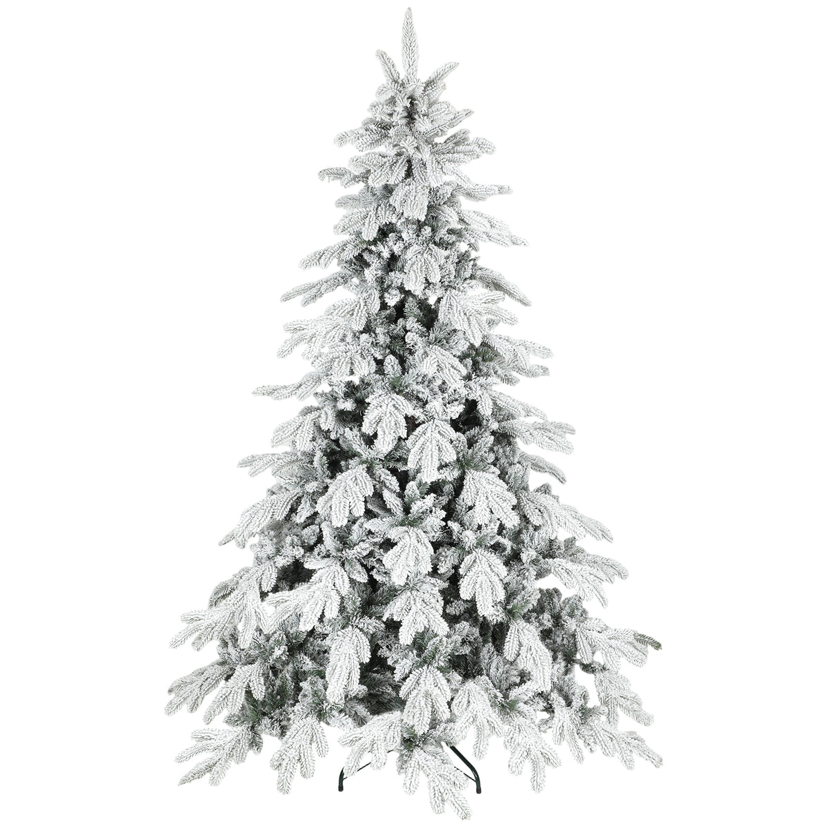 7ft grand heavily snow-flocked artificial Christmas tree