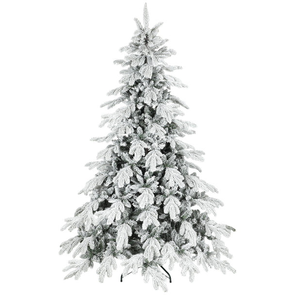 7ft grand heavily snow-flocked artificial Christmas tree
