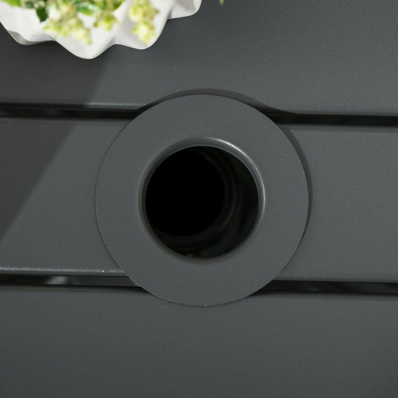 Grey square side table – image 9