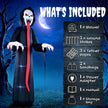 10ft Inflatable Skeleton with LED Lights – image 6 of 9