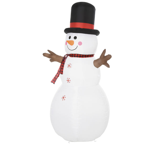 6ft Snowman Christmas Inflatable on a white background