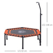 Mini trampoline with T-bar handle – image 3