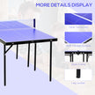 5ft folding mini table tennis table – image 4
