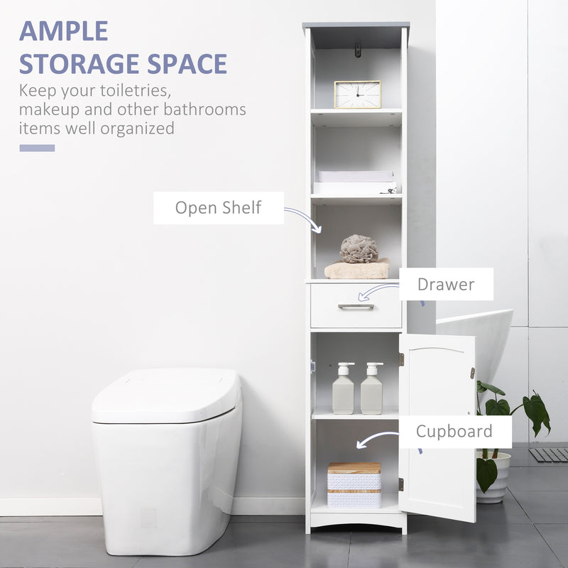 Tall slim bathroom cabinet – image 4