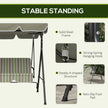 Green & grey swing seat – image 5