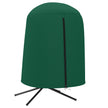 Green hanging egg chair cover, Ø 128 x 190 cm, with zip, covering a garden egg chair