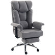 HOMCOM Big and Tall Office Chair, 250 kg Heavy Duty Executive Desk Chair with Adjustable Armrests and High Back, Dark