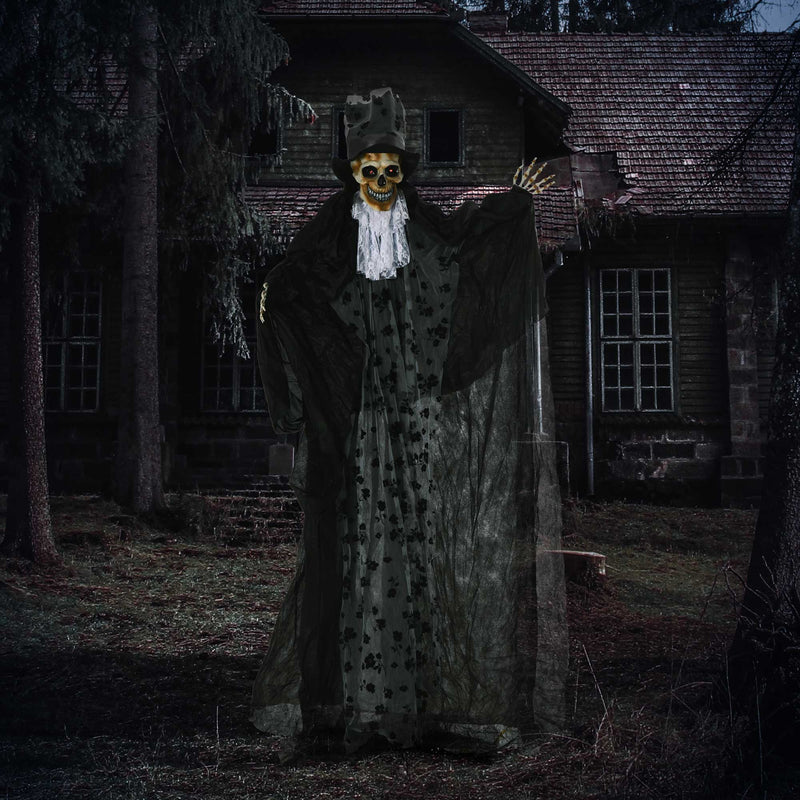 189cm Animated Ghost Bridegroom with Glowing Eyes – image 2 of 9