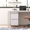 2-drawer metal filing cabinet – image 8