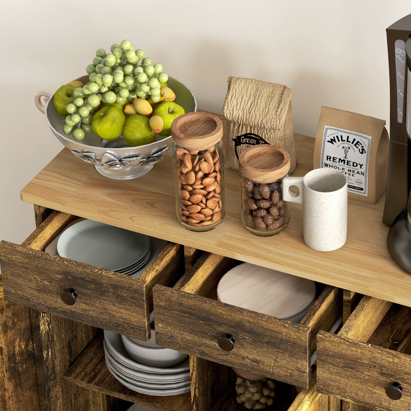 Rubberwood top sideboard – image 9
