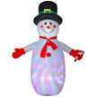 8ft Snowman Christmas Inflatable on a white background