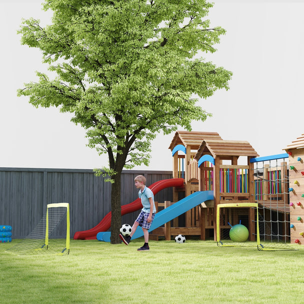 Set of 2 foldable football goals – image 2