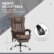 Dark brown massage office chair – image 5