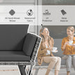 2-in-1 rattan sofa daybed – image 5