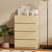 HOMCOM Chest of Drawers, 4-Drawer Storage Cabinets, Modern Dresser, Storage Drawer Unit for Bedroom – view 10