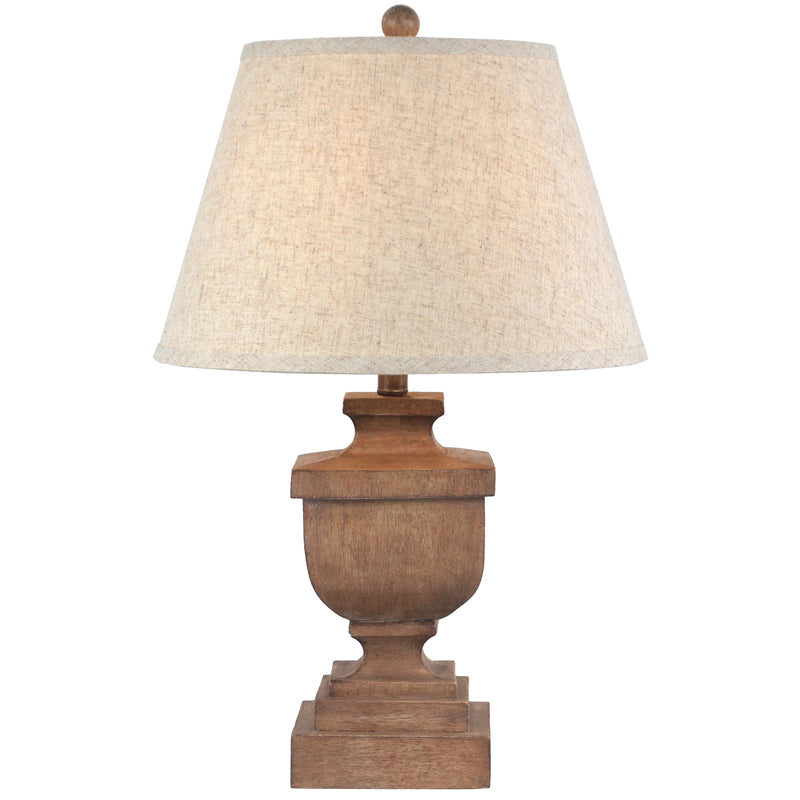 Ravelle Table Lamp with Edged Linen Shade – 60cm, product view