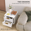 Marble-effect bedside table – image 5