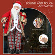 Sound and touch activation on the animated Santa