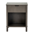 Reed one-drawer bedside cabinet with open shelf, additional view 3