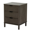 Reed Three-Drawer Bedside Table – 58cm, additional product view 2