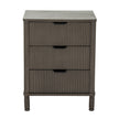Reed Three-Drawer Bedside Table – 58cm, additional product view 3